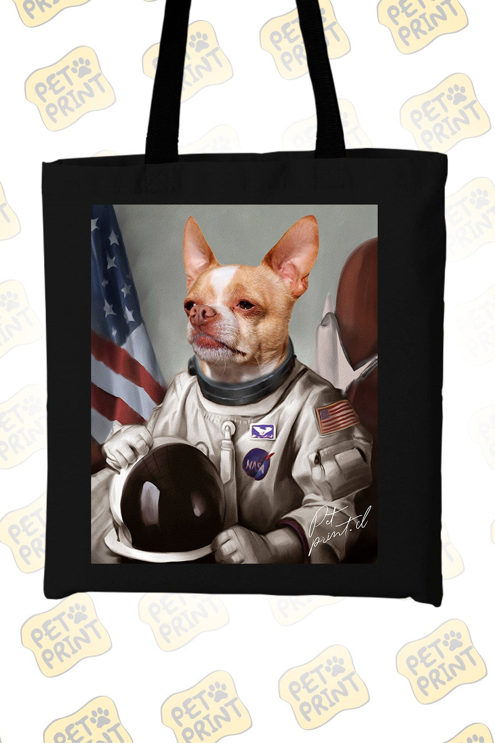Tote Bag - Astronauta (Gris)