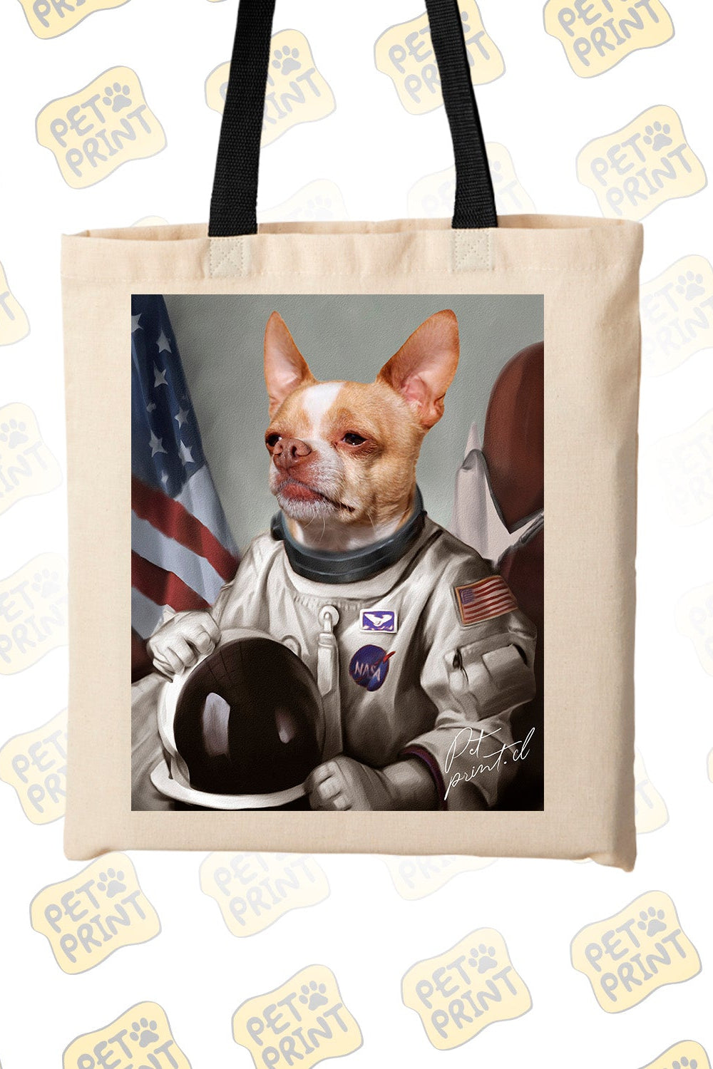 Tote Bag - Astronauta (Gris)