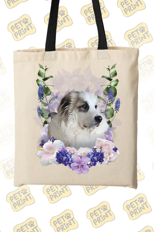 Tote Bag - Floreado (Morado)