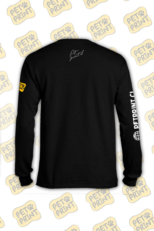 Polera Manga Larga - Floreado (Morado)