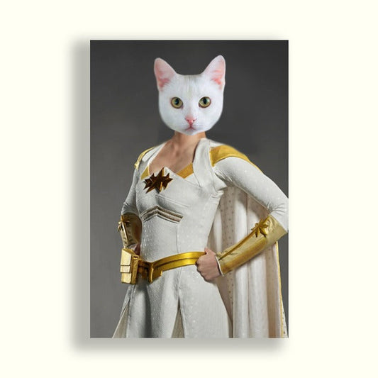 Gato blanco vestido de Starlight (the boys) - Pet Print Product