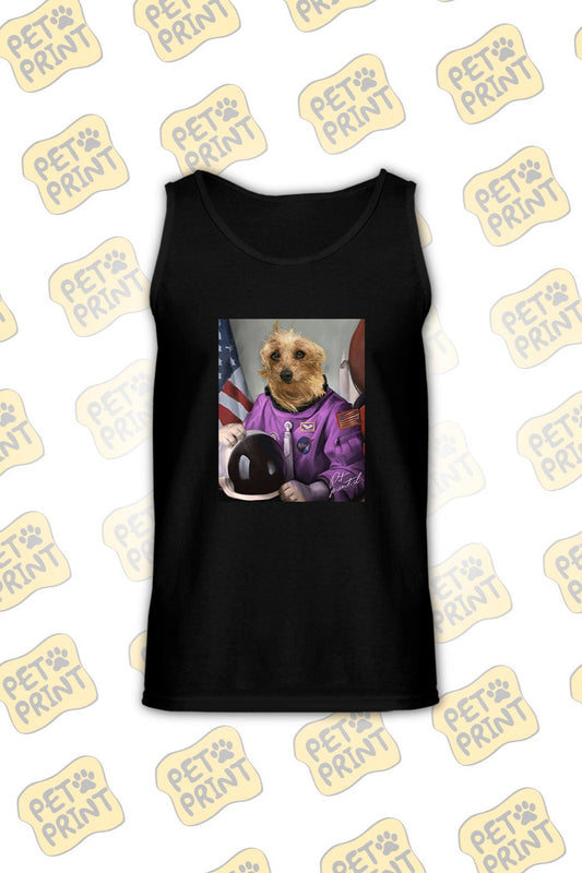 Polera Sin Mangas - Astronauta (Morado)