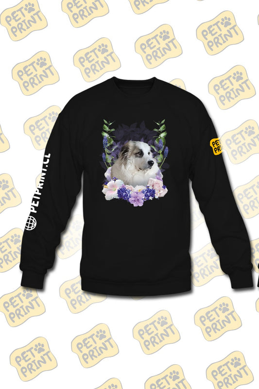 Polerón Polo - Floreado (Morado)