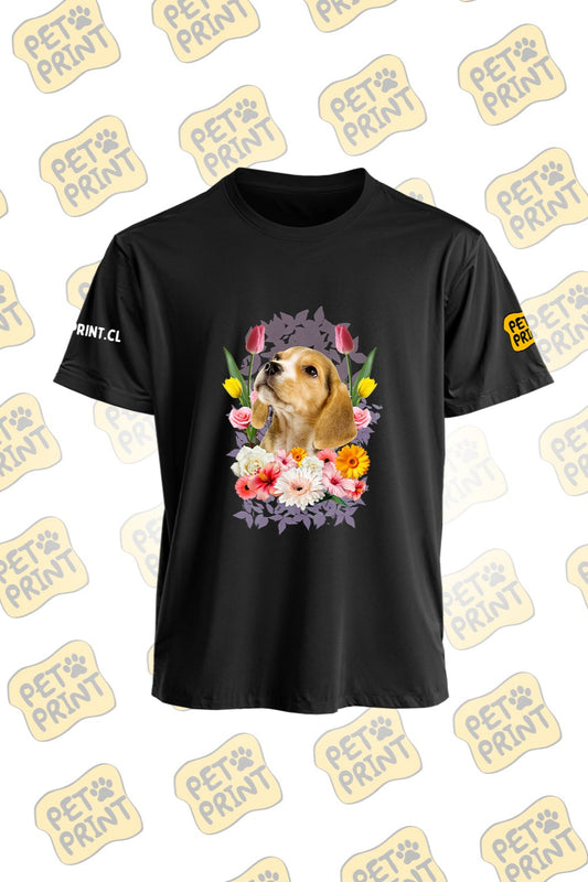 Polera Clásica Hombre - Floreado