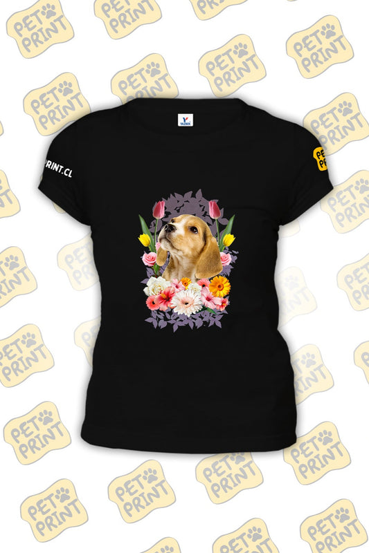 Polera Clásica Mujer - Floreado