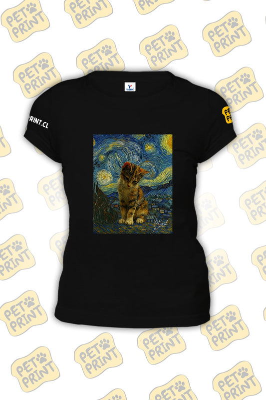 Polera Clásica Mujer - Van Gogh