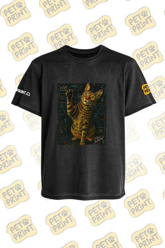 Polera Acid Wash - Basquiat