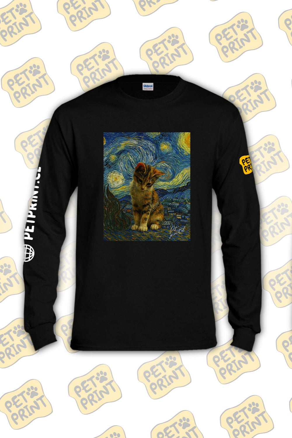 Polera Manga Larga - Van Gogh