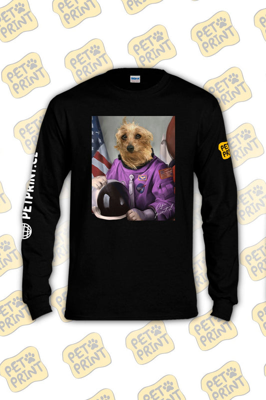 Polera Manga Larga - Astronauta (Morado)