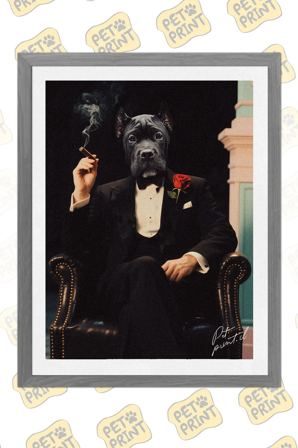 Cuadro Enmarcado - Pet Padrino