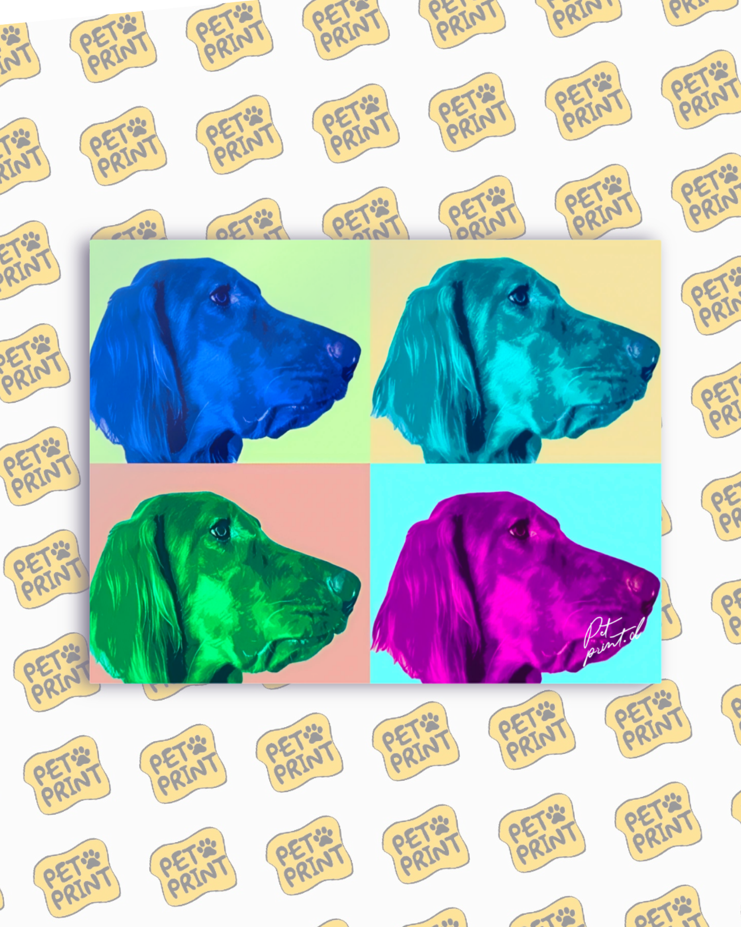 Cuadro Canvas - Retrato cuadrado horizontal