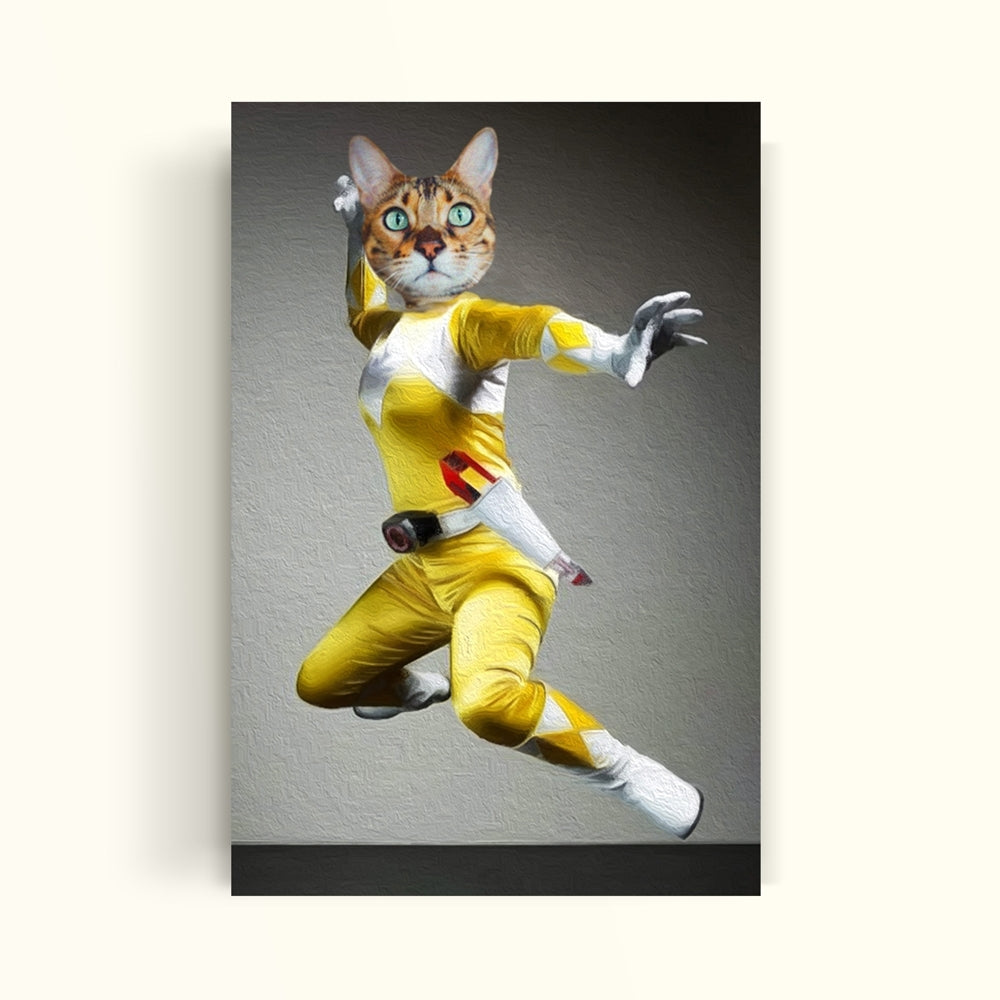 Power Ranger Yellow - PetPrint