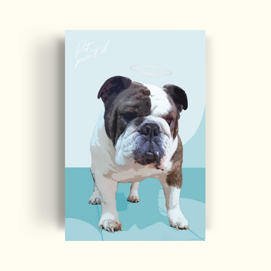 Simple portrait - little angel - PetPrint